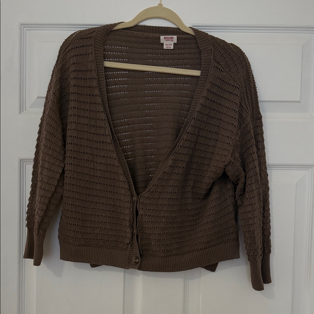 Mossimo Supply Co. Brown Women's Cardigan